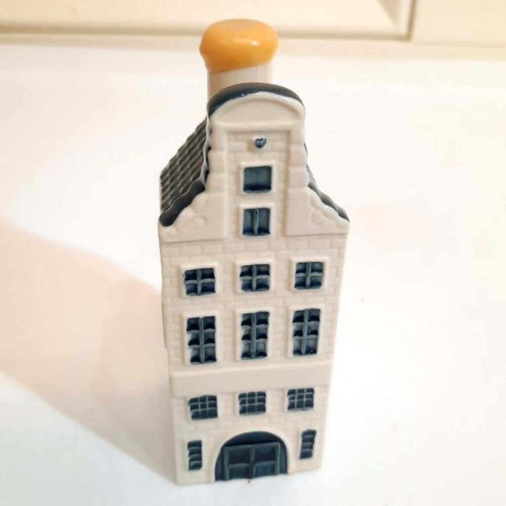 KLM BOLS Canal House #42 White Blue‎ Delft Amsterdam SEALED gin bottle not empty